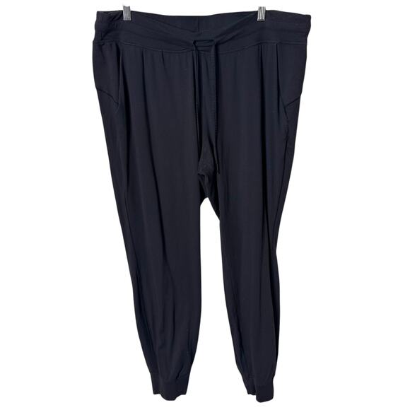 Lululemon Ready To Rulu Pant 29" Cropped Drawstring High Rise Black Size 18 - Picture 1 of 9